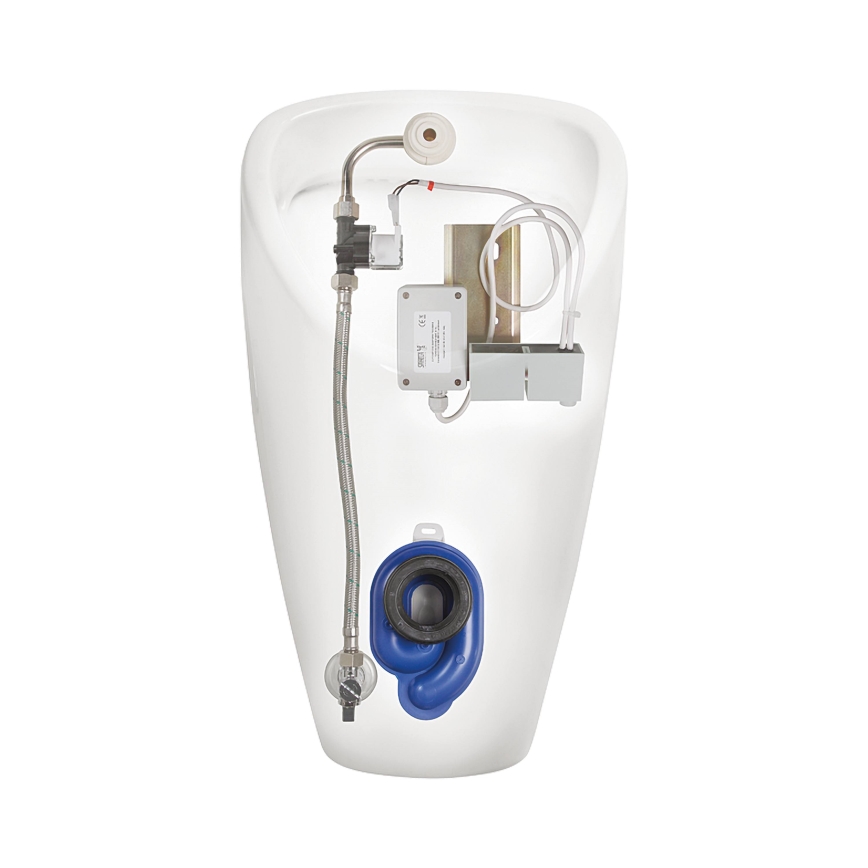 JIKA H8430700004901 - Urinario con sensor GOLEM 230V entrada interna, desagüe trasero cerámica/blanco