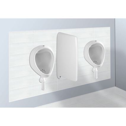 JIKA H8441000004401 - Urinario KORINT entrada externa, desagüe inferior cerámica/blanco