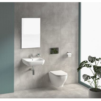 JIKA H8666180000001 - Inodoro suspendido DEEP cerámica/blanco + asiento de inodoro SoftClose DEEP duroplast/blanco