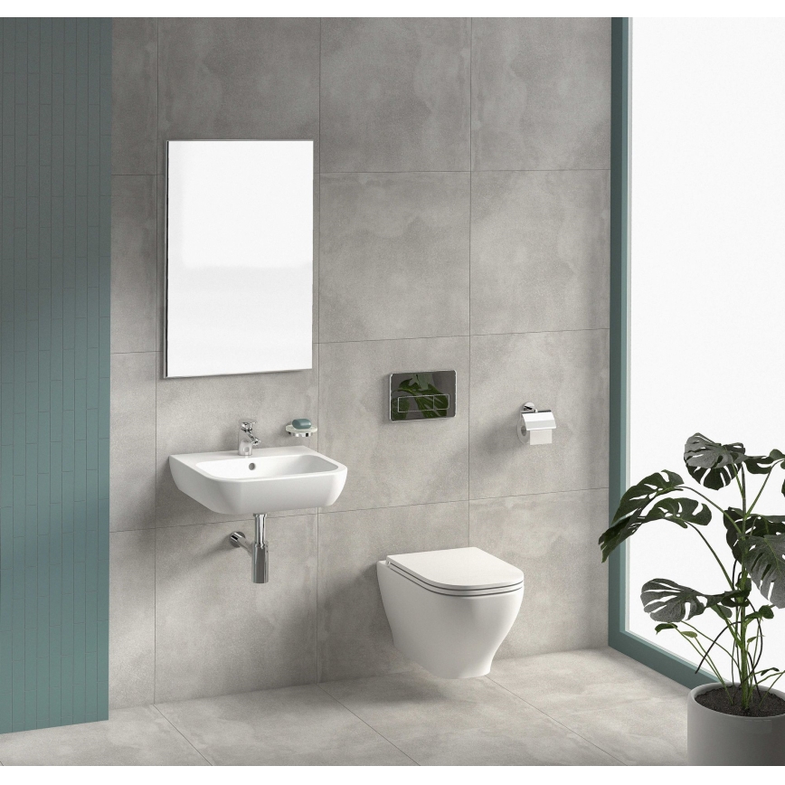 JIKA H8666180000001 - Inodoro suspendido DEEP cerámica/blanco + asiento de inodoro SoftClose DEEP duroplast/blanco