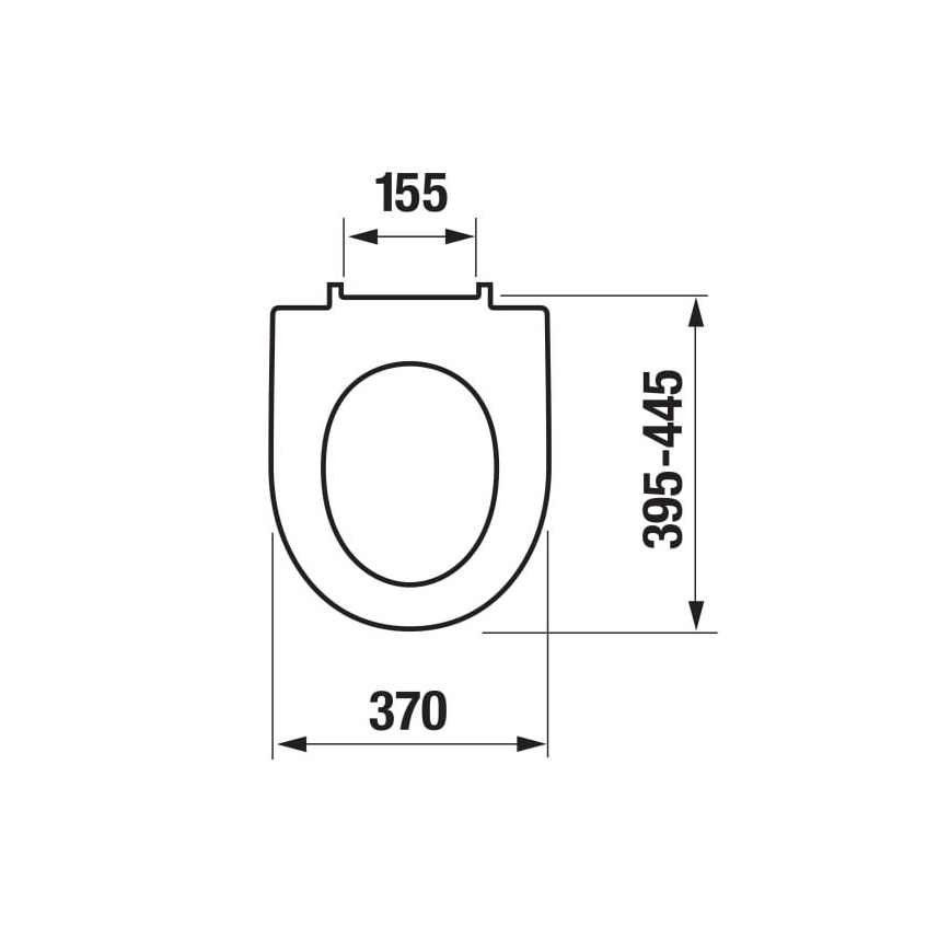 JIKA H8903850000631 - Asiento de inodoro SoftClose LYRA duroplast/blanco