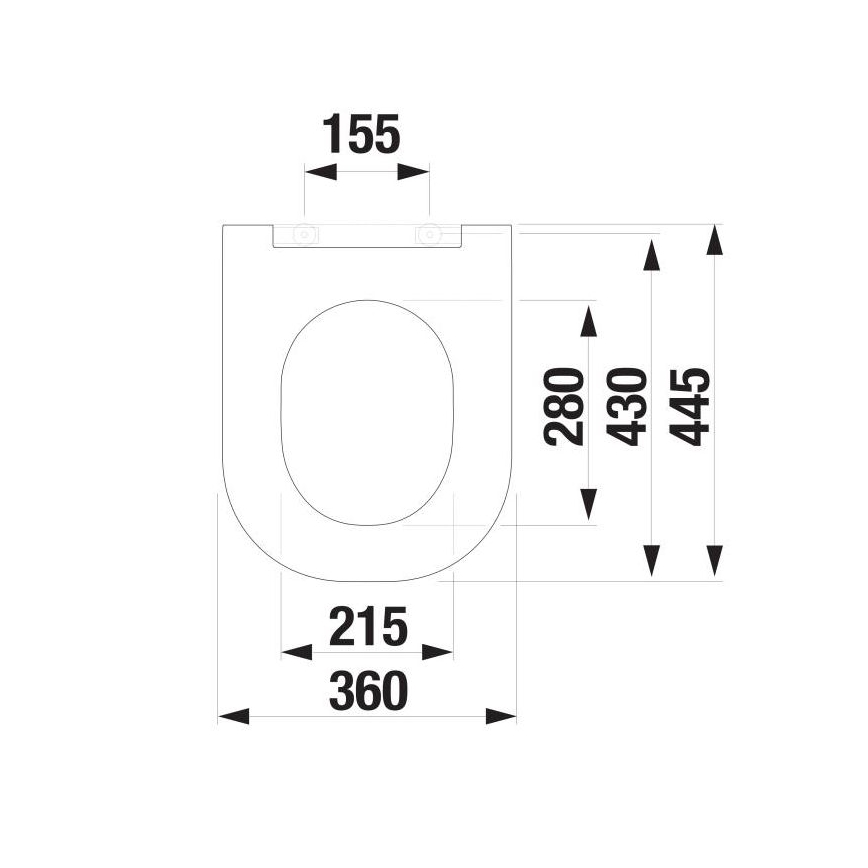 JIKA H8917160000631 - Asiento de inodoro SoftClose MIO duroplástico/blanco
