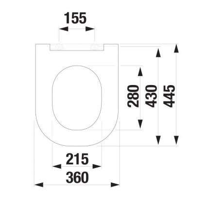 JIKA H8917167160631 - Asiento de inodoro SoftClose MIO duroplast/mate negro