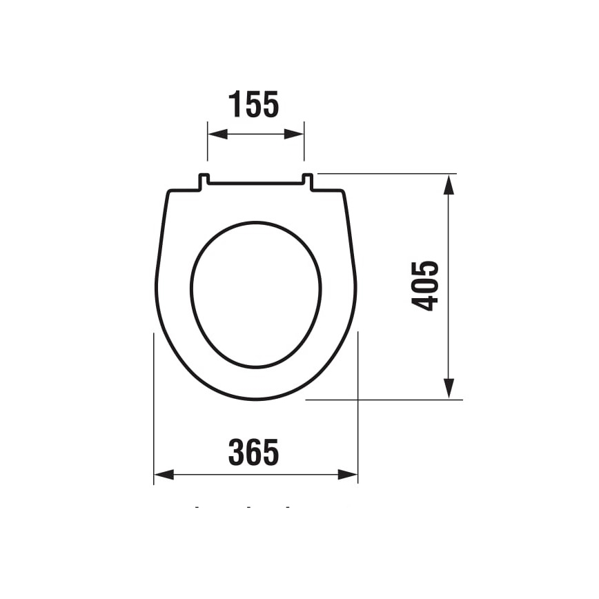 JIKA H8933803000631 - Asiento de inodoro LYRA duroplástico/blanco