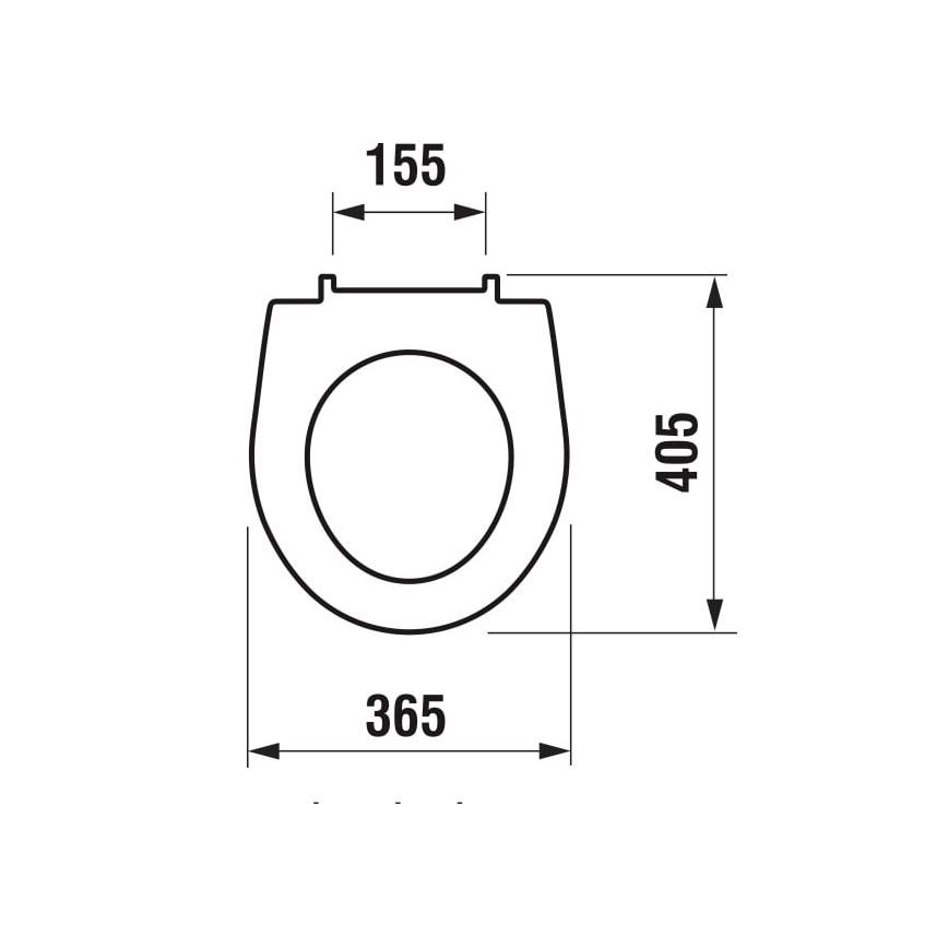 JIKA H8933813000001 - Asiento de inodoro SoftClose LYRA, duroplástico/blanco