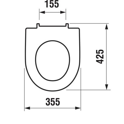 JIKA H8933853000001 - Asiento para inodoro SoftClose LYRA, de duroplástico, blanco