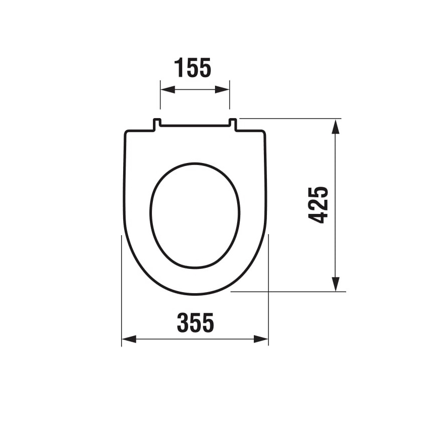JIKA H8933853000001 - Asiento para inodoro SoftClose LYRA, de duroplástico, blanco
