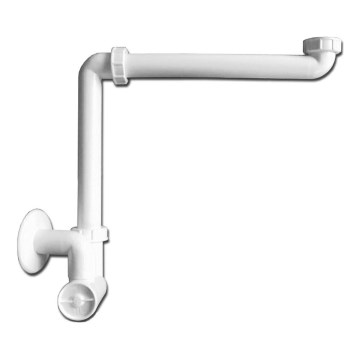 JIKA H8942460000001 - Sifón de lavabo CUBITO DN40 blanco