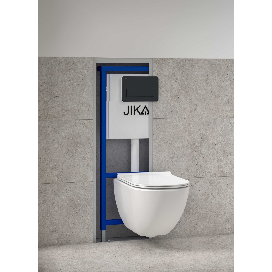 JIKA H8956520000001 - Módulo empotrado para inodoro suspendido con preparación para bidé