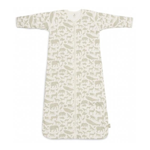Jollein - Saco de dormir 2en1 3-9 meses 3 TOG Animals Olive Green