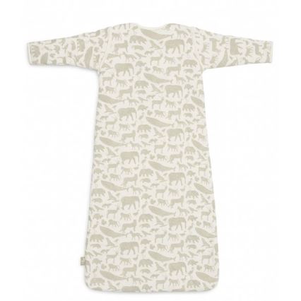 Jollein - Saco de dormir 2en1 3-9 meses 3 TOG Animals Olive Green