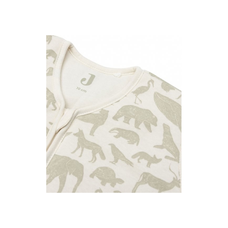 Jollein - Saco de dormir 2en1 3-9 meses 3 TOG Animals Olive Green