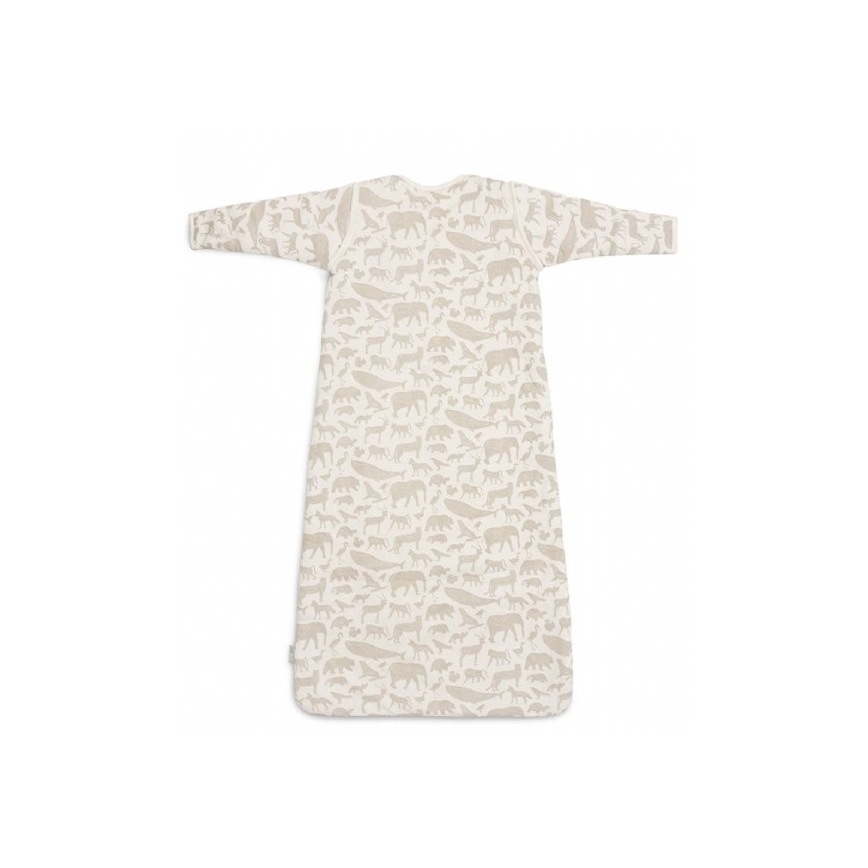 Jollein - Saco de dormir 2en1 6-18 meses 3 TOG Animals Nougat