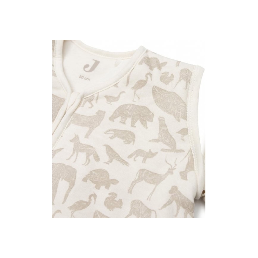 Jollein - Saco de dormir 2en1 6-18 meses 3 TOG Animals Nougat