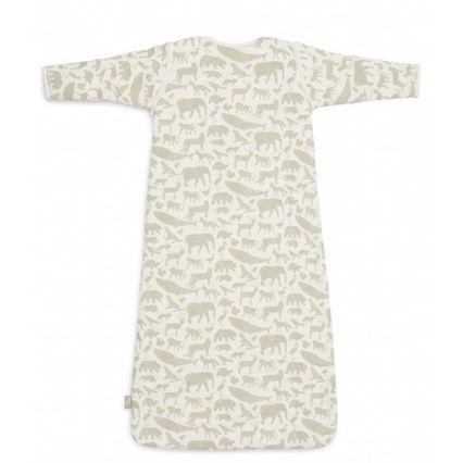 Jollein - Saco de dormir 2en1 6-18 meses 3 TOG Animals Olive Green
