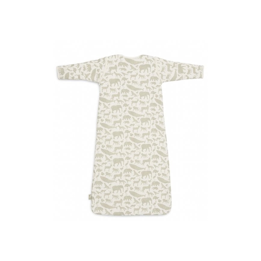 Jollein - Saco de dormir 2en1 6-18 meses 3 TOG Animals Olive Green