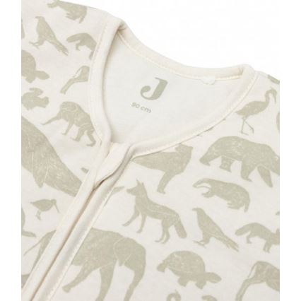 Jollein - Saco de dormir 2en1 6-18 meses 3 TOG Animals Olive Green