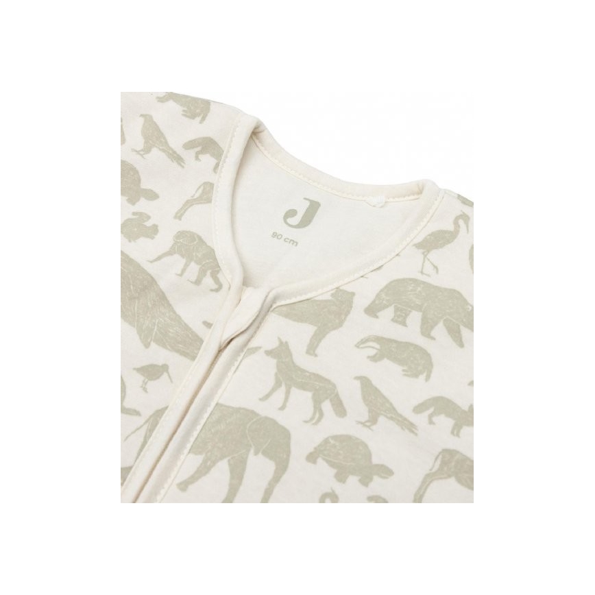 Jollein - Saco de dormir 2en1 6-18 meses 3 TOG Animals Olive Green