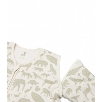 Jollein - Saco de dormir 2en1 6-18 meses 3 TOG Animals Olive Green