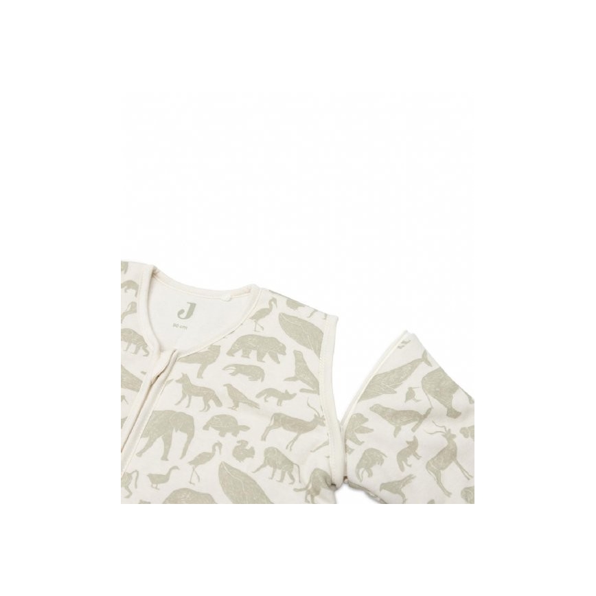 Jollein - Saco de dormir 2en1 6-18 meses 3 TOG Animals Olive Green