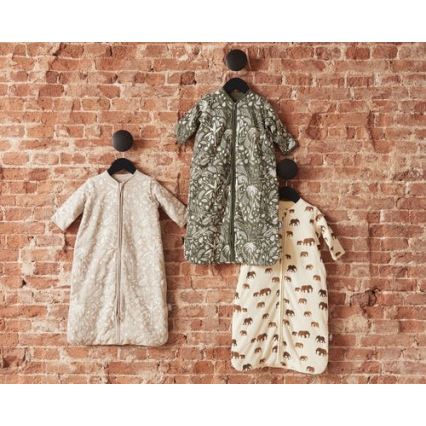 Jollein - Saco de dormir 2en1 6-18 meses 3 TOG Botanical Leaf Green