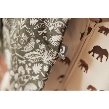 Jollein - Saco de dormir 2en1 6-18 meses 3 TOG Botanical Leaf Green