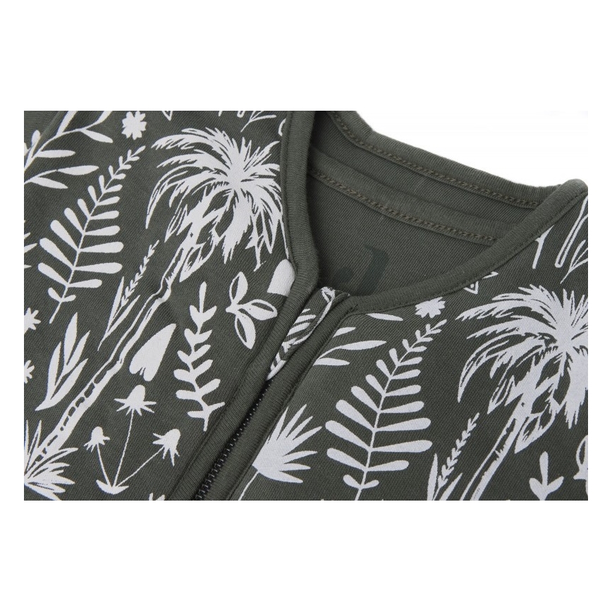 Jollein - Saco de dormir 2en1 6-18 meses 3 TOG Botanical Leaf Green