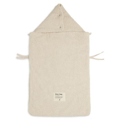 Jollein - Saco para silla de coche BOUCLE 42x82 cm Boucle Naturel