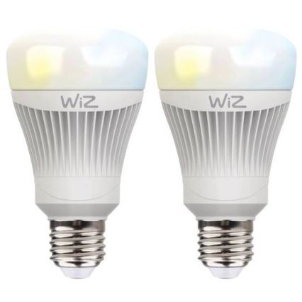 JUEGO 2x Bombilla LED regulable E27/11,5W/230V 2700-6500K Wi-Fi - WiZ