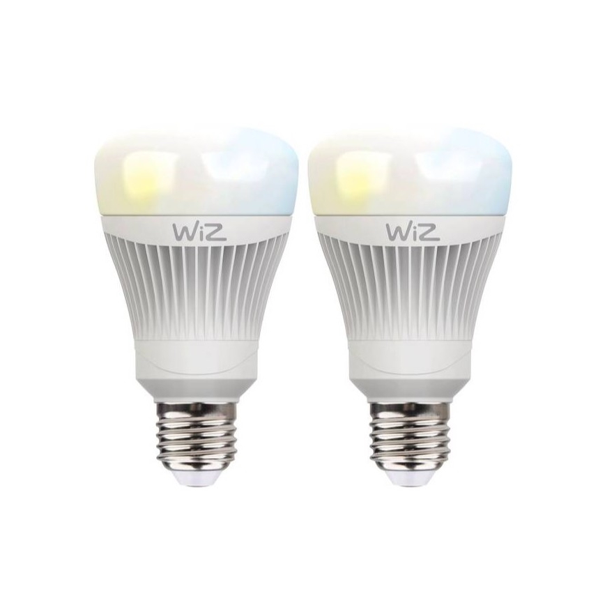 JUEGO 2x Bombilla LED regulable E27/11,5W/230V 2700-6500K Wi-Fi - WiZ