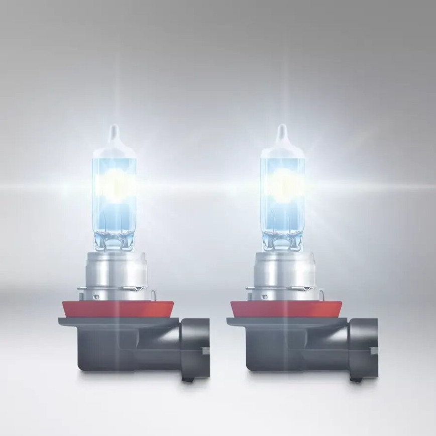 SET DE 2 Bombillas para coche NIGHT BREAKER H11 PGJ19-2/55W/12V - Osram