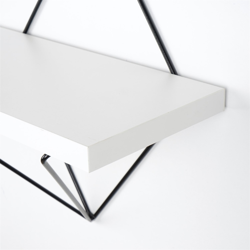 JUEGO 2x Estante de pared 14x30 cm blanco