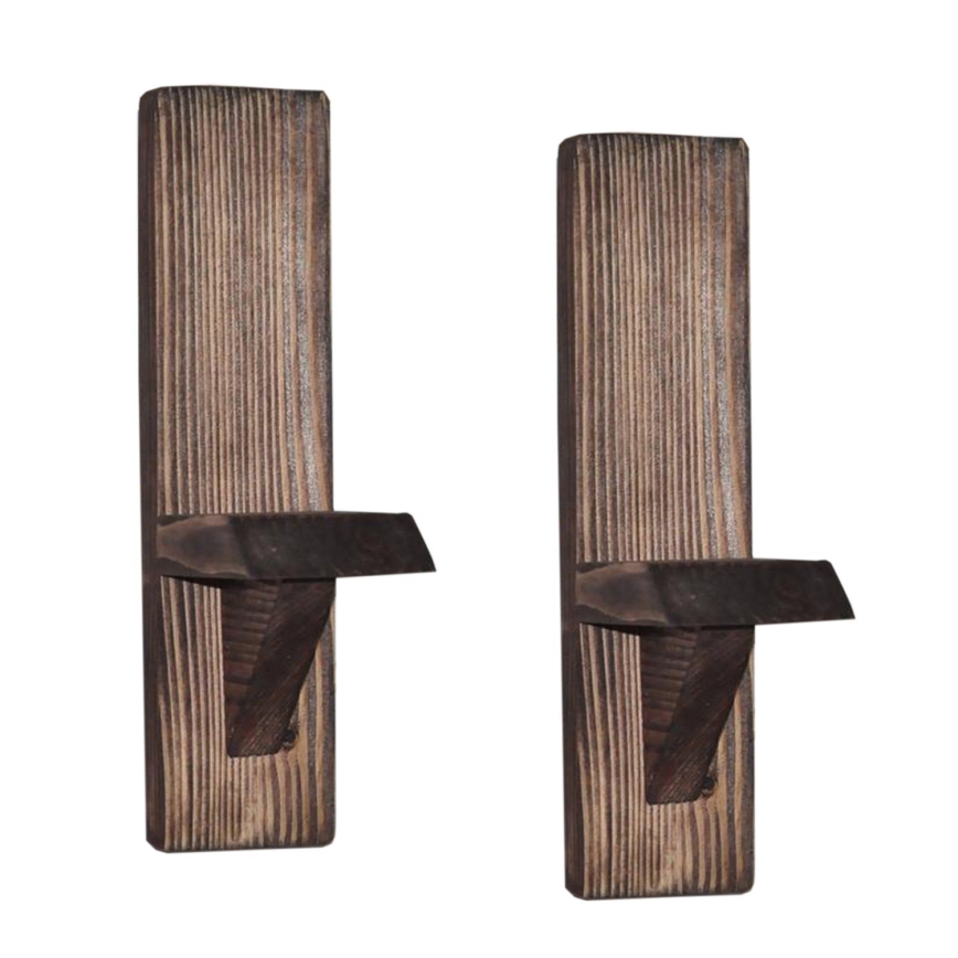 JUEGO 2x Estante de pared RAF abeto
