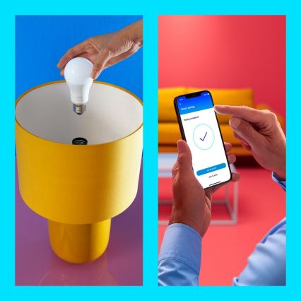 JUEGO 2x LED Bombilla regulable A60 E27/8W/230V 2700-6500K CRI 90 Wi-Fi - WiZ