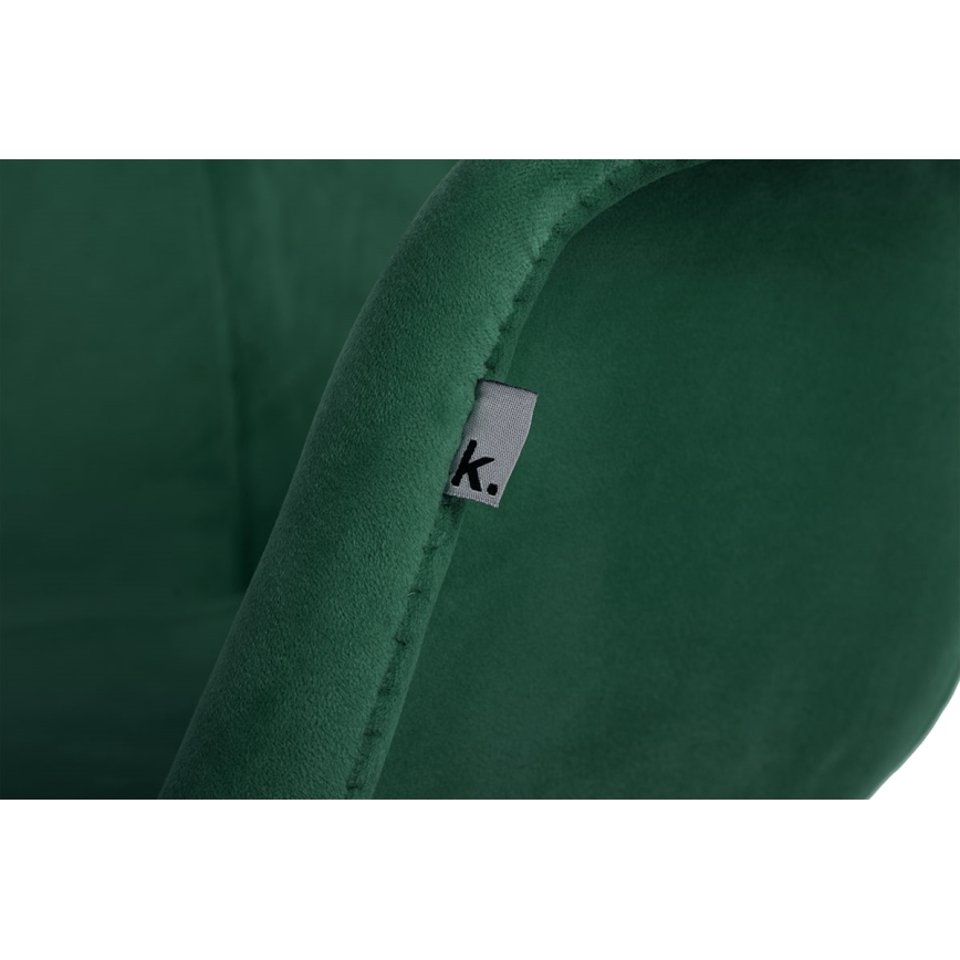 JUEGO 2x Silla de comedor NEREA 80x60,5 cm verde/haya