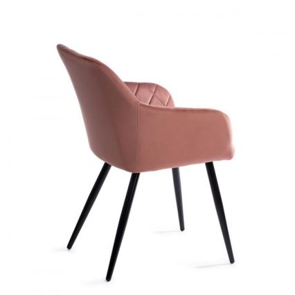JUEGO 2x Sillas de comedor RICO rosa