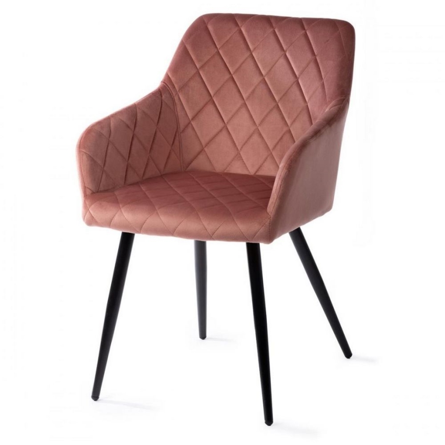 JUEGO 2x Sillas de comedor RICO rosa