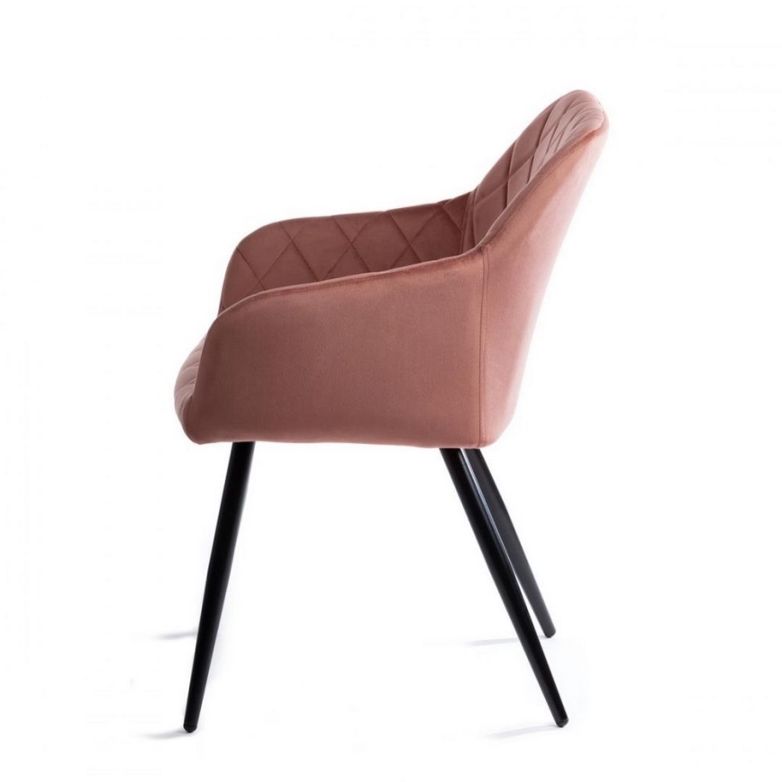 JUEGO 2x Sillas de comedor RICO rosa