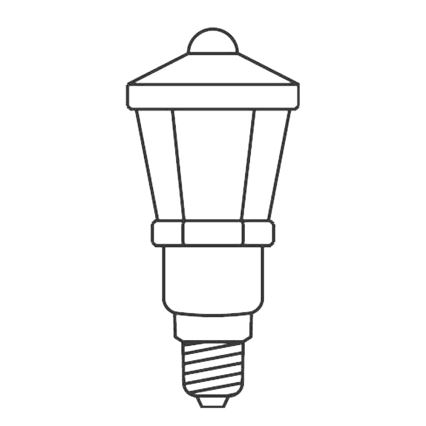 JUEGO 3 x Bombilla de repuesto LANTERN E10/20V/0,1A multicolor, fabricado en la UE