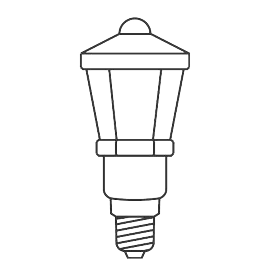 JUEGO 3 x Bombilla de repuesto LANTERN E10/20V/0,1A multicolor, fabricado en la UE