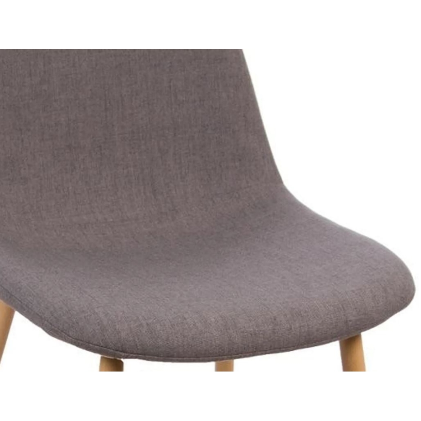 JUEGO 4x Sillas de comedor ROKA gris oscuro