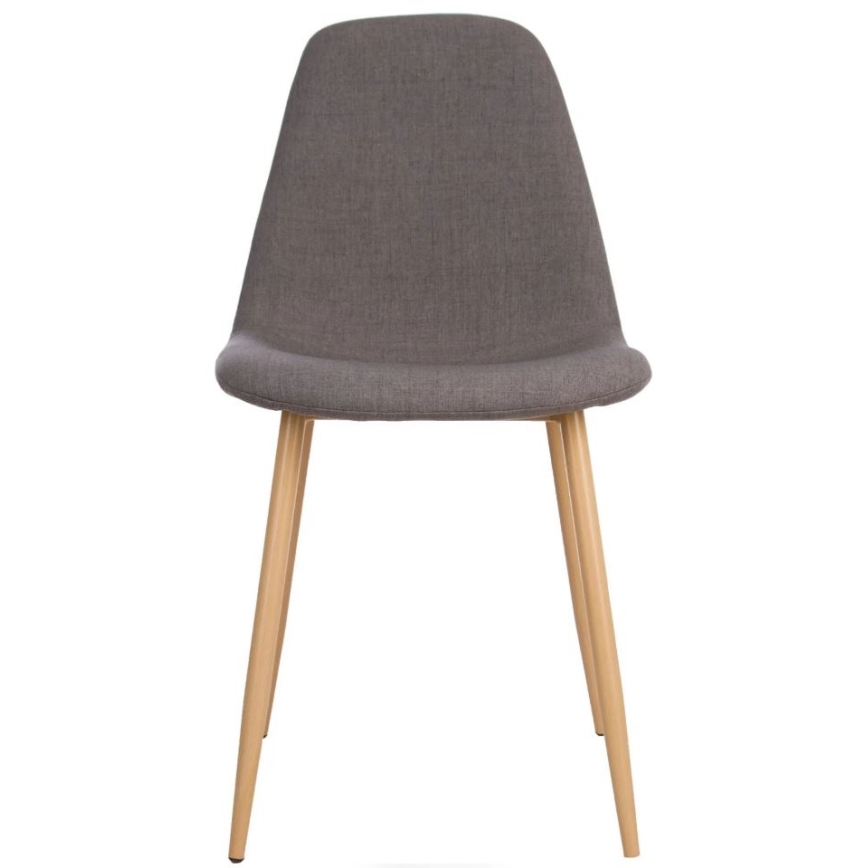 JUEGO 4x Sillas de comedor ROKA gris oscuro