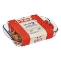 Juego de 2 fuentes para horno PYREX 2,7/2,2 l