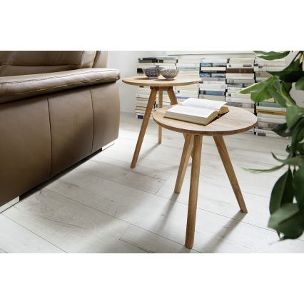 Juego de 2 mesas de centro VEYLOR en roble