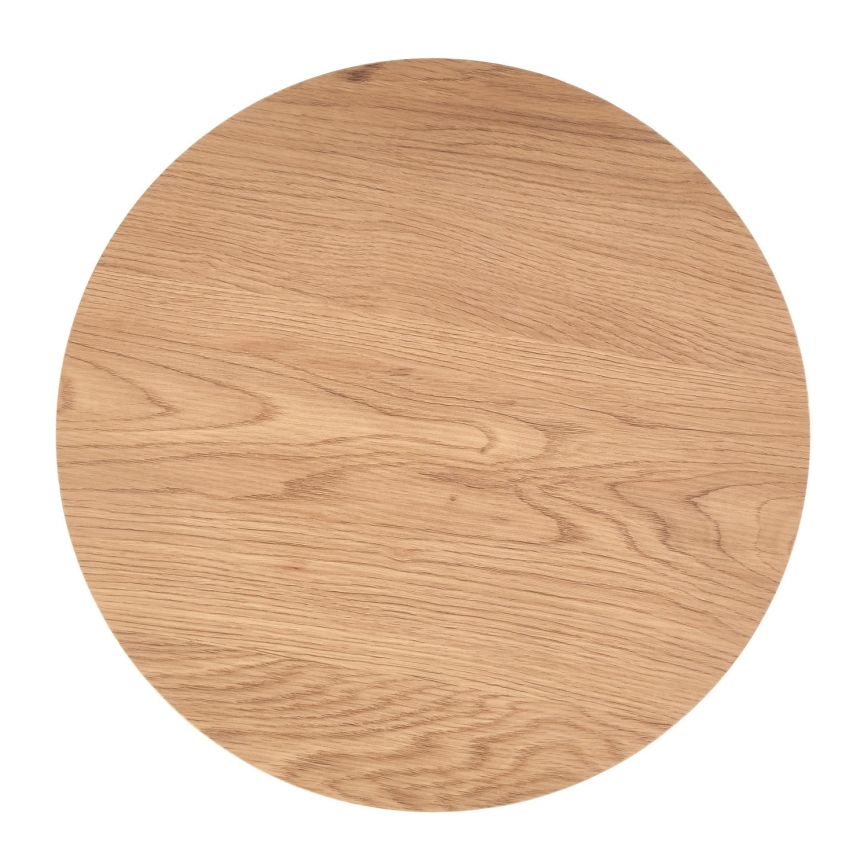 Juego de 2 mesas de centro ZENYA roble/negro