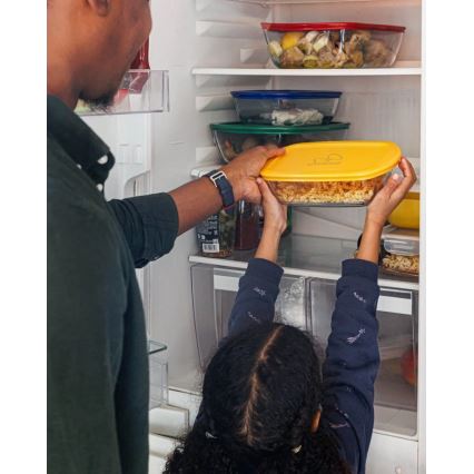 Juego de 2 recipientes de vidrio para alimentos PYREX 1,2/2,5 l