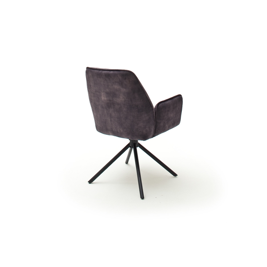 Juego de 2 sillas de comedor NEXORO, antracita