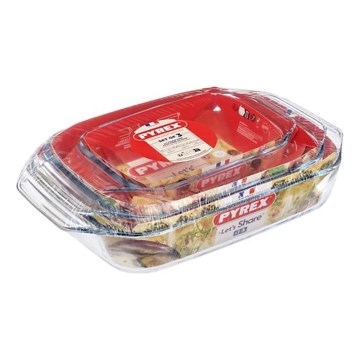 Juego de 3 fuentes para horno PYREX 1,4/3/4 l