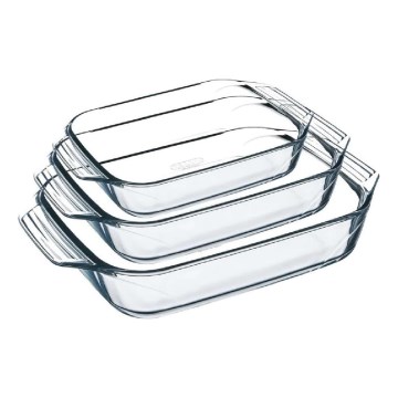 Juego de 3 fuentes para horno PYREX de 2/3/4 l