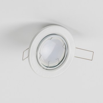 Juego de 5 downlights empotrables para baño 1x GU10/4W/230V IP23 blanco